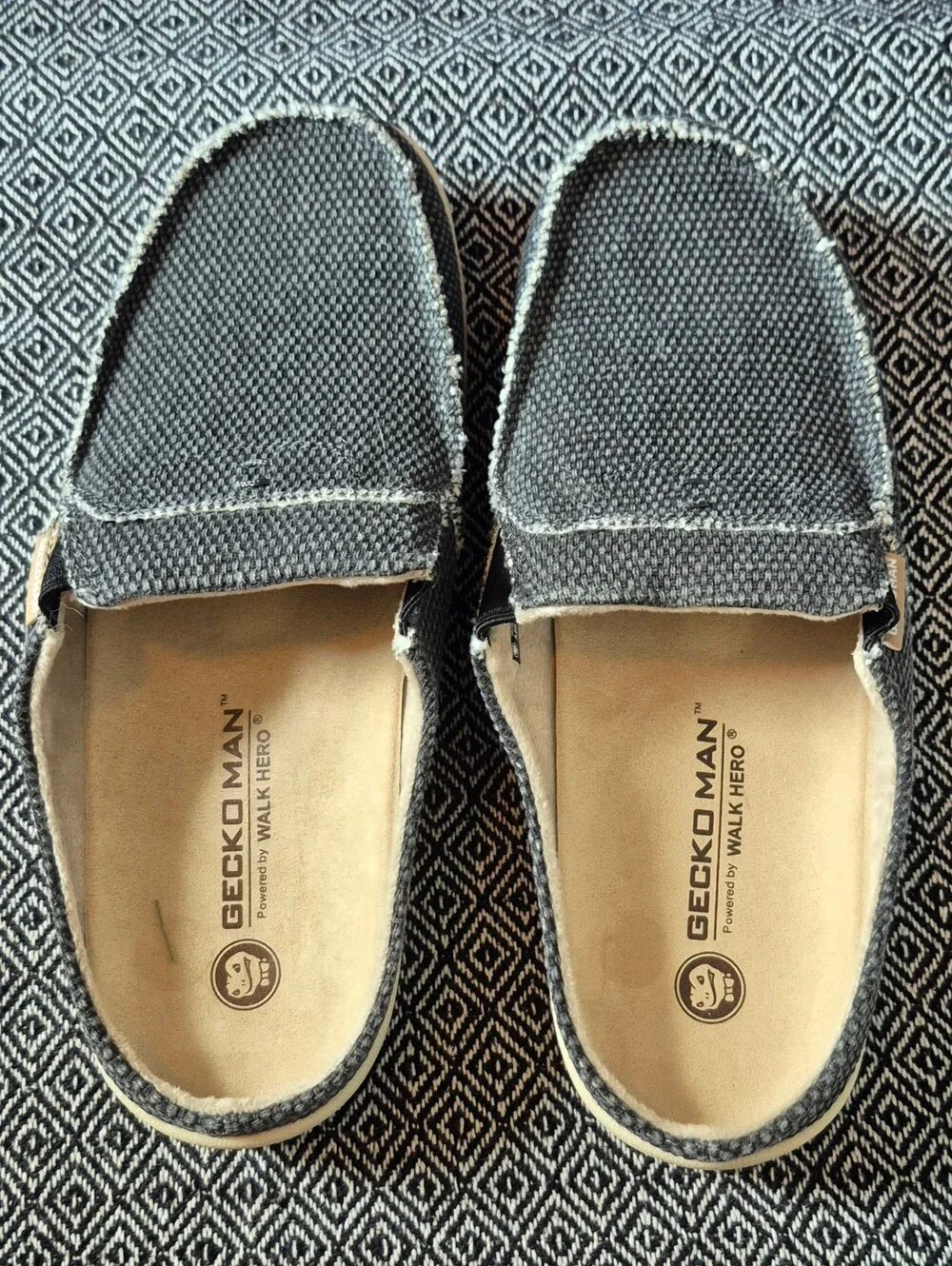 Gecko Man by Walk Hero Men’s Slip-on Arch Support Shoes Size 9 NEVER WORN